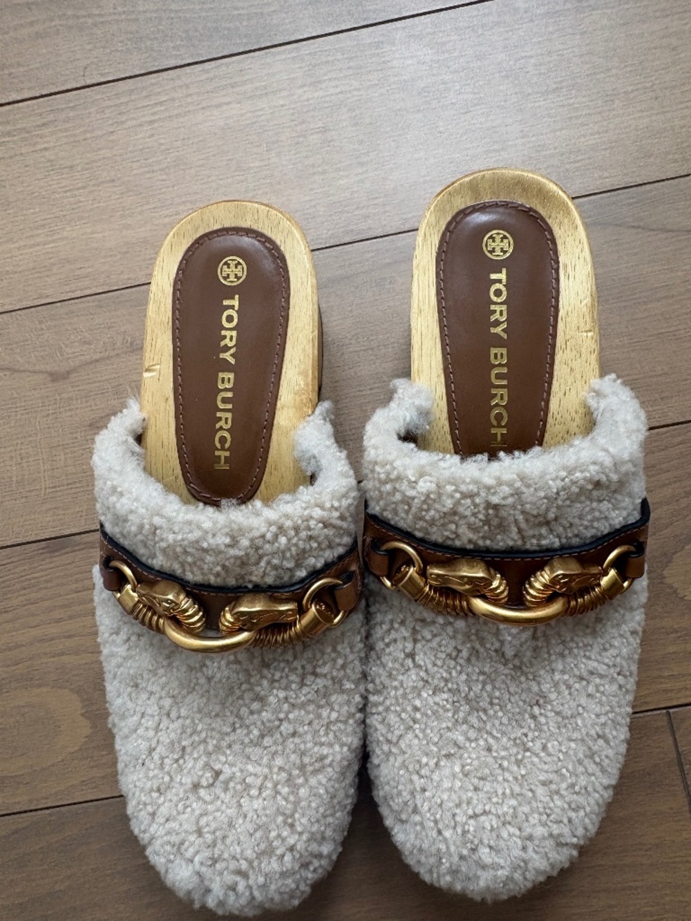 Tory Burch Shearling Mules
